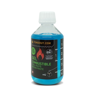 Gel combustible fondout